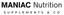 MANIAC Nutrition Logo