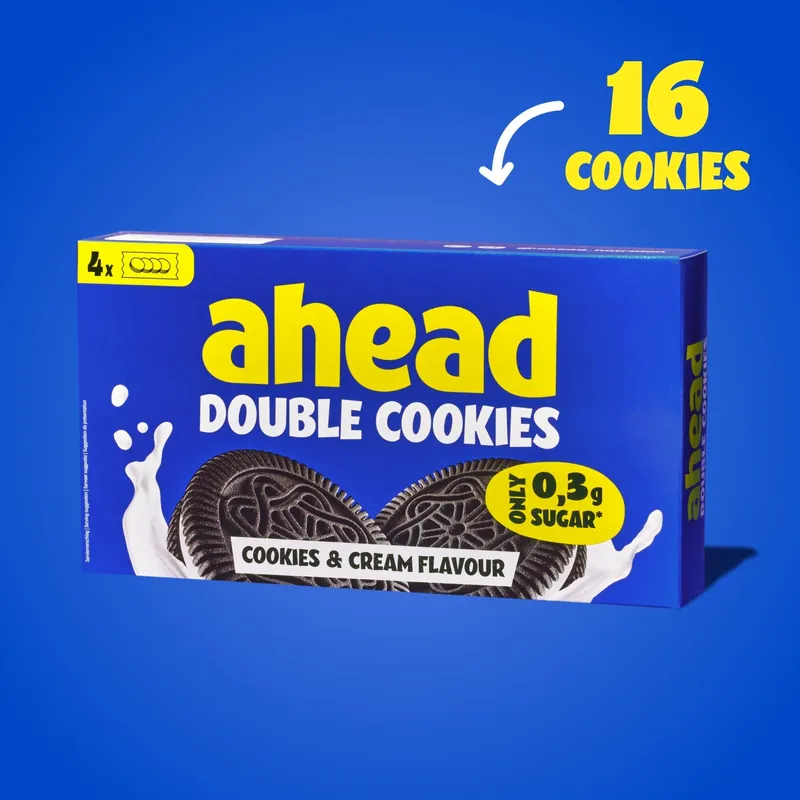 ahead Double Cookies Cookies & Cream – 176g