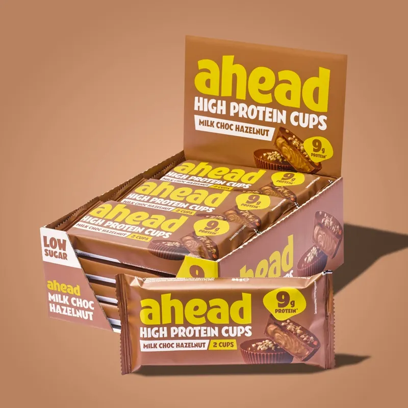 High Protein Nut Butter Cups Milk Choc Hazelnut