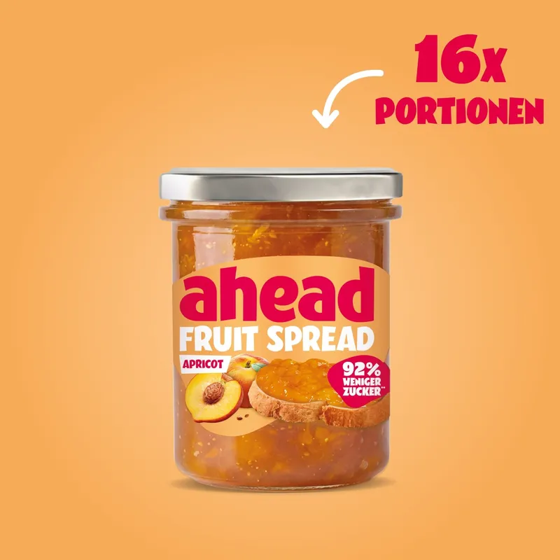 ahead Fruchtaufstrich Aprikose – 200g