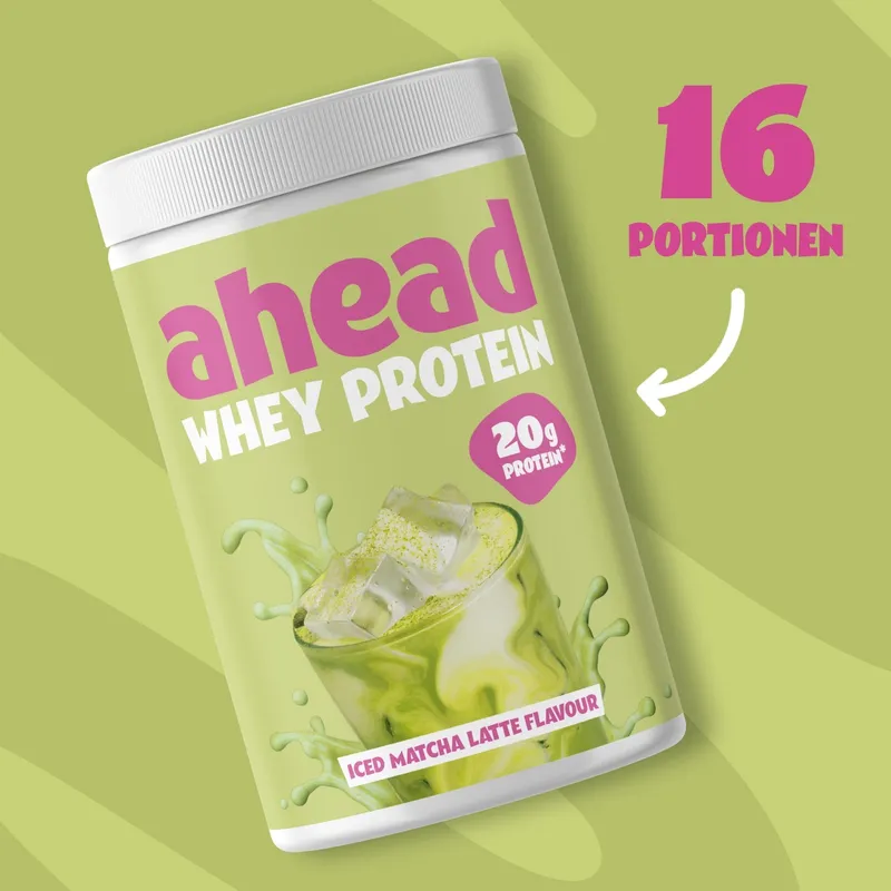 Matcha Whey Protein Iced Matcha Latte
