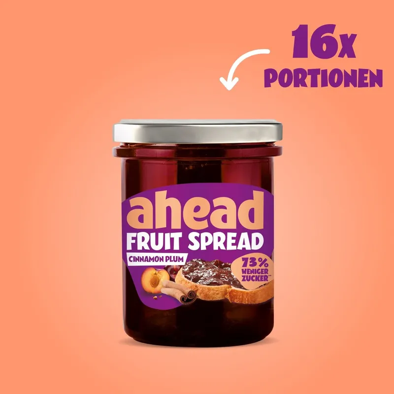 ahead Fruchtaufstrich Cinnamon Plum – 200g
