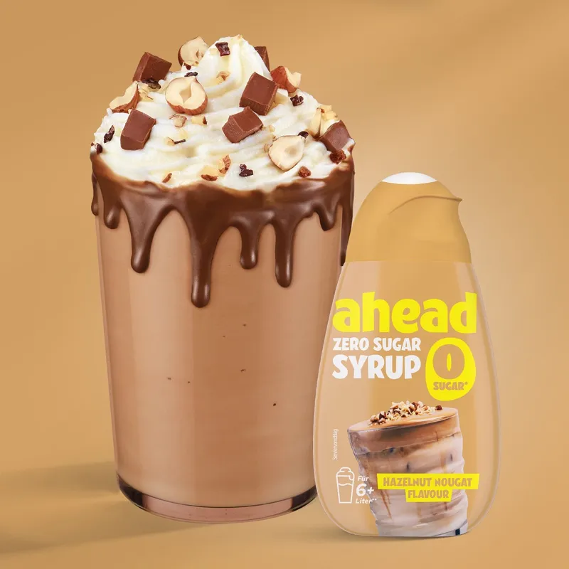 ahead Zero Sugar Sirup Hazelnut Nougat Flavour – 48ml