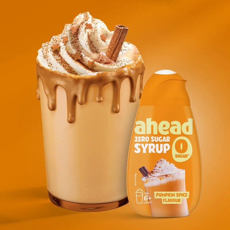 ahead Zero Sugar Sirup Pumpkin Spice Flavour – 48ml