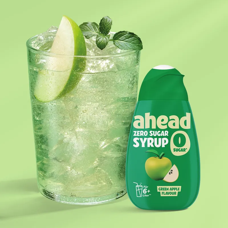ahead Zero Sugar Sirup Green Apple – 48ml