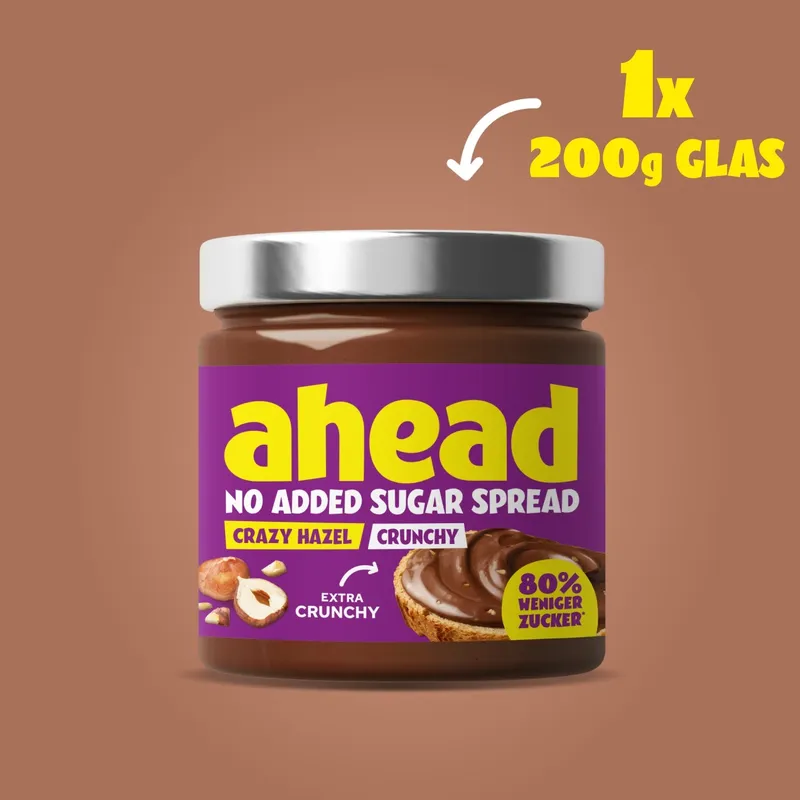 ahead Nuss Creme Crazy Hazel Crunchy 200g – 200g