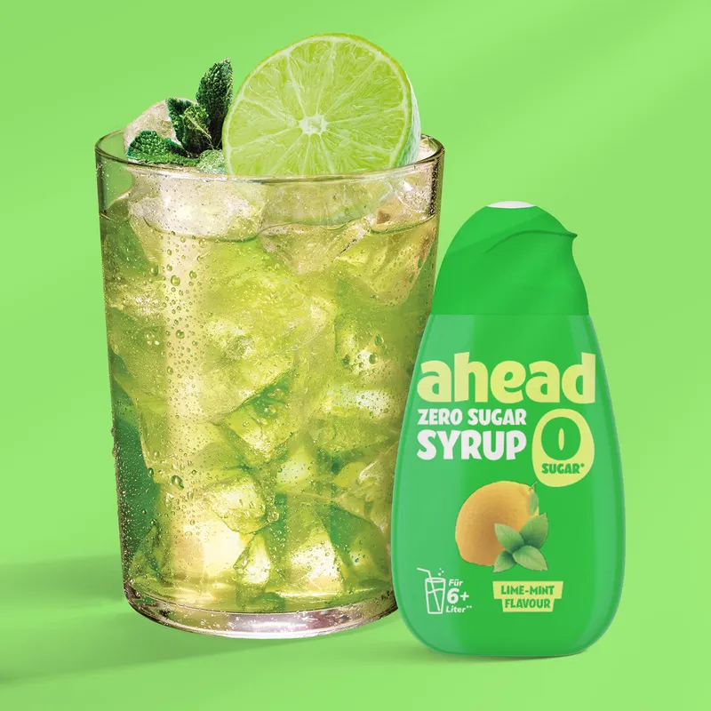 ahead Zero Sugar Sirup Lime Mint – 48ml
