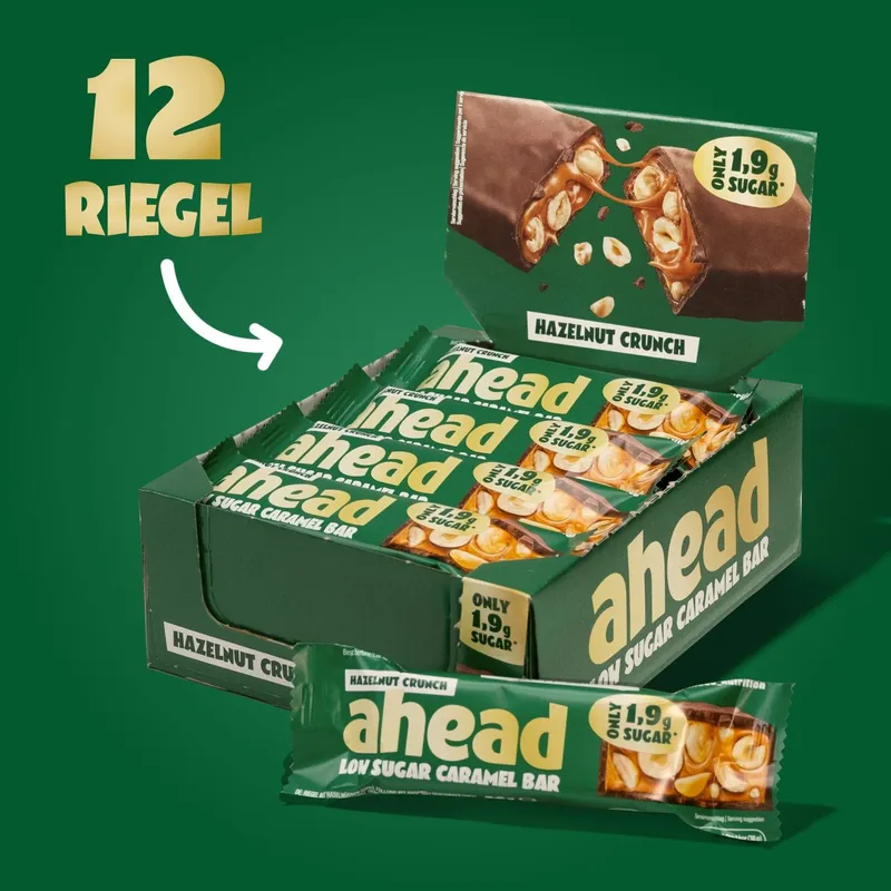 Schokoriegel Hazelnut Caramel Flavour