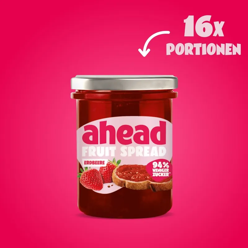 ahead Fruchtaufstrich Erdbeere – 200g