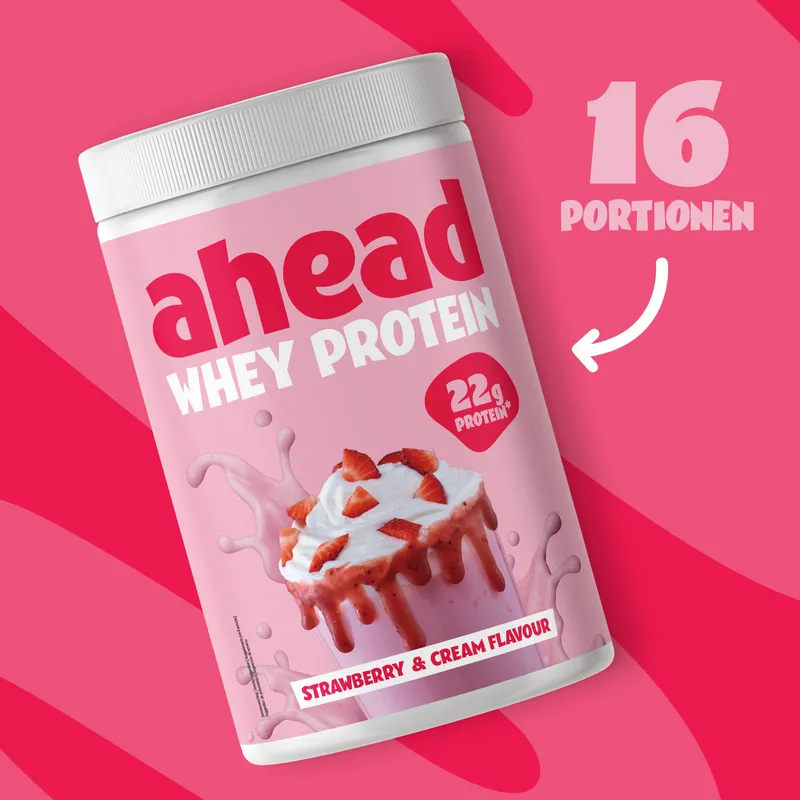 ahead Whey Protein Strawberry & Cream – 500g