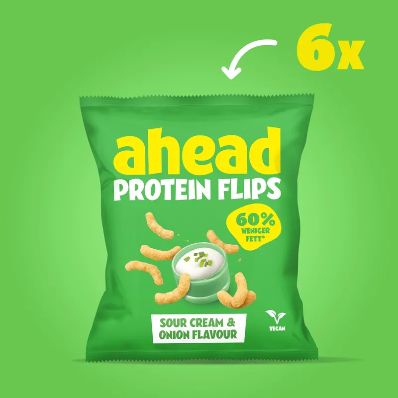 ahead Protein Flips Sour Cream & Onion – 300g