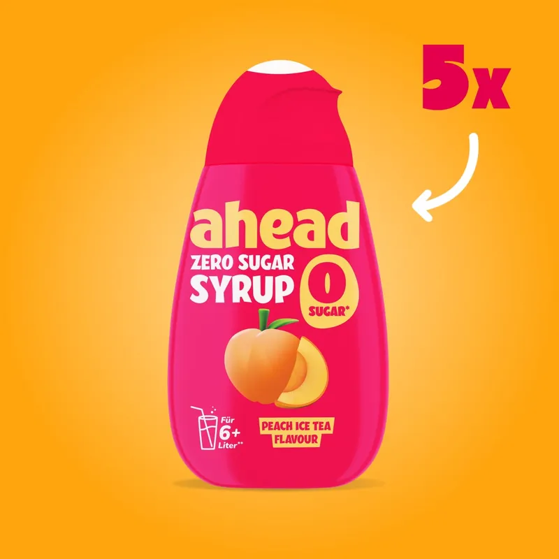 Zero Sugar Sirup Peach Ice Tea