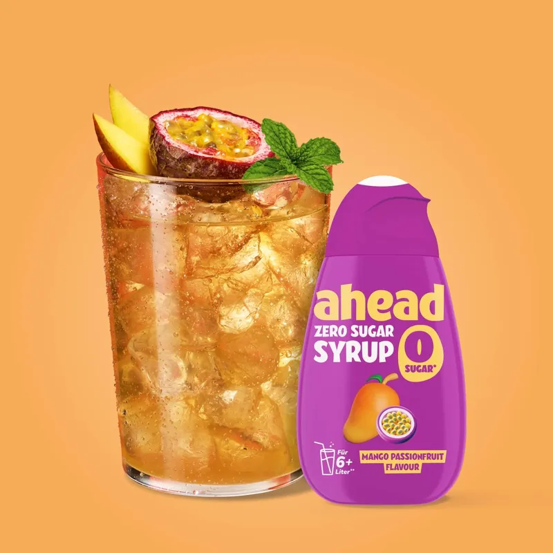 ahead Zero Sugar Sirup Mango Passionfruit – 48ml