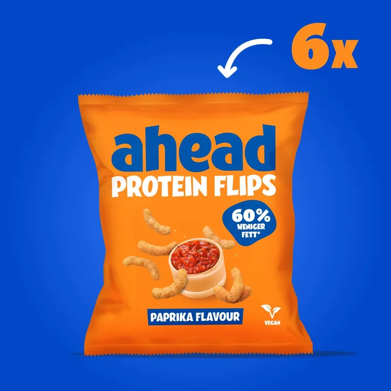 ahead Protein Flips Paprika – 300g