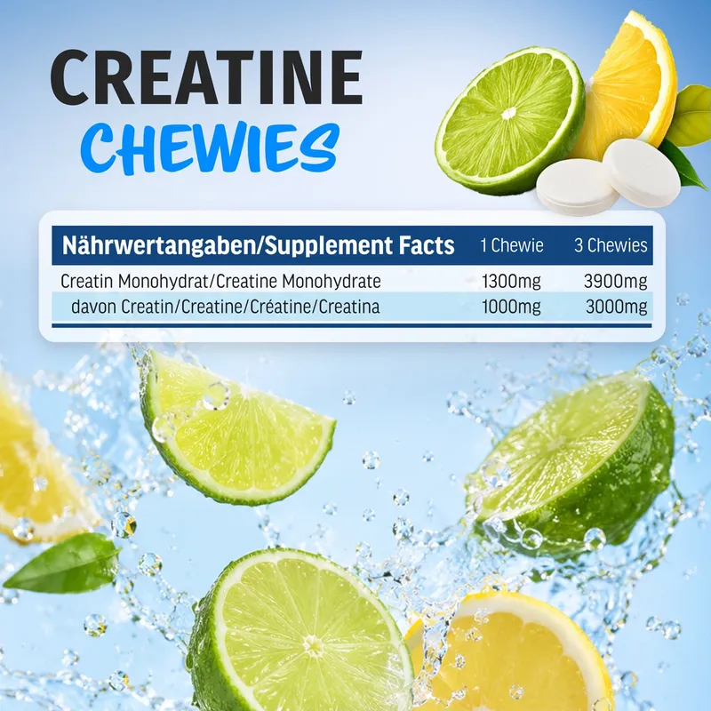 Creatine Chewies - 90 Kautabletten