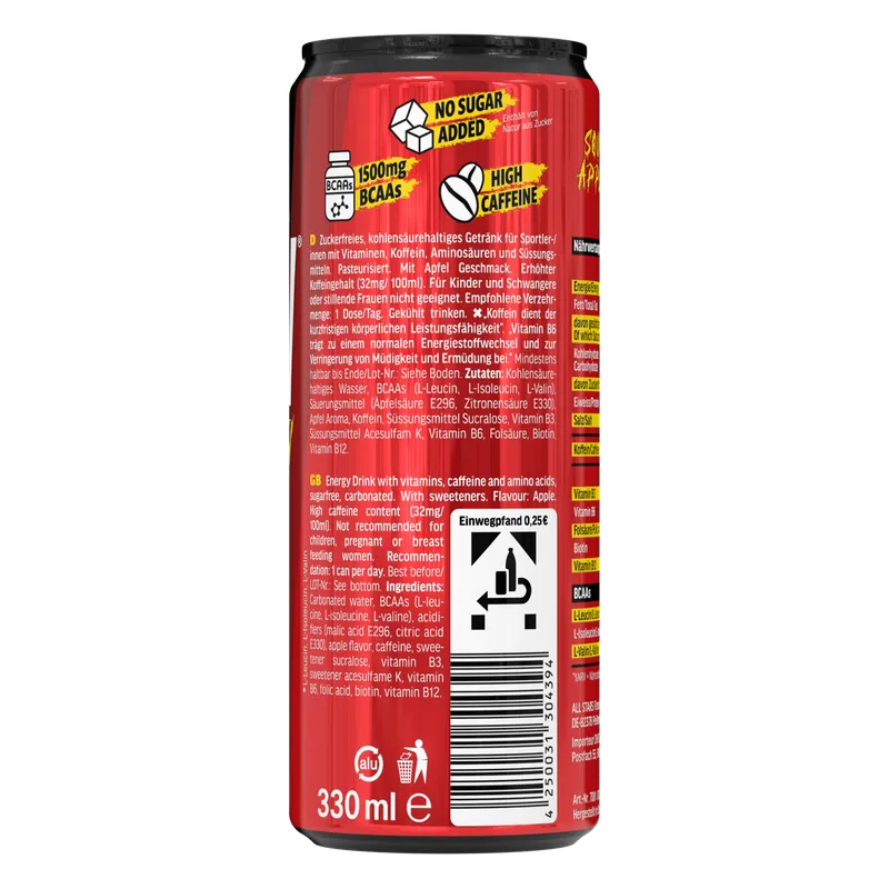 Raw Intensity Energy Drink - 330ml Dose