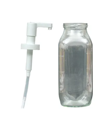 Mineral Plex Glasflasche+ Pumpe