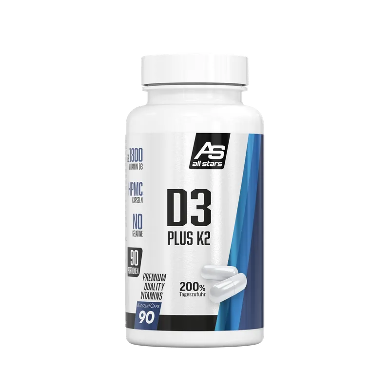 Vitamin D3 + K2 - 90 Kapseln