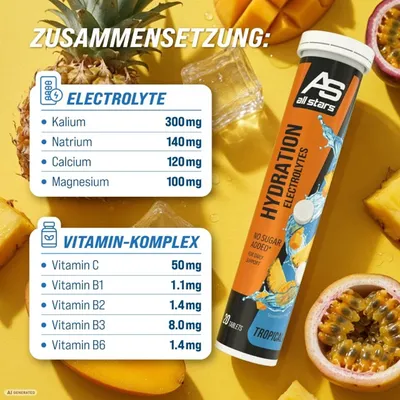 Hydration Electrolytes - 20 Brausetabletten