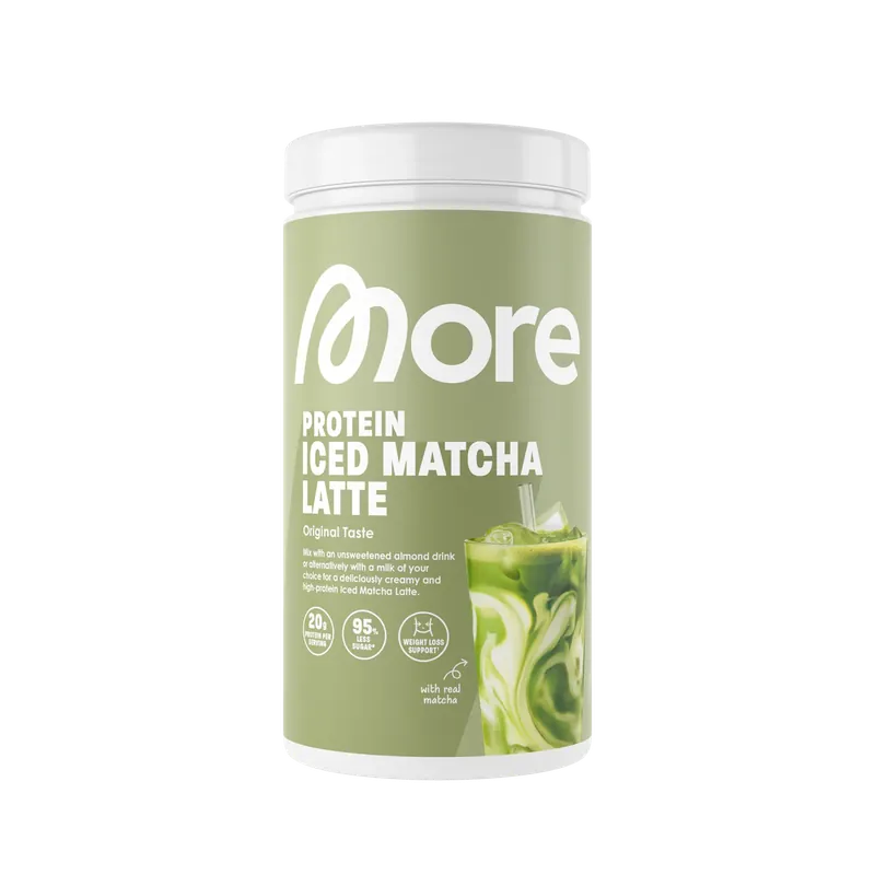 More Nutrition More Protein Iced Matcha Latte – 500g