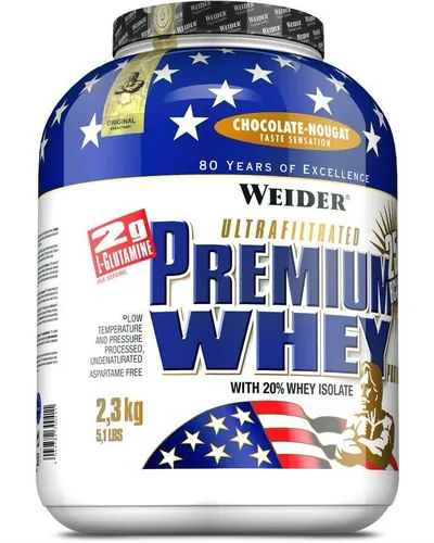 Weider Premium Whey Protein (2300g) Vanille-Caramel – 2300 g