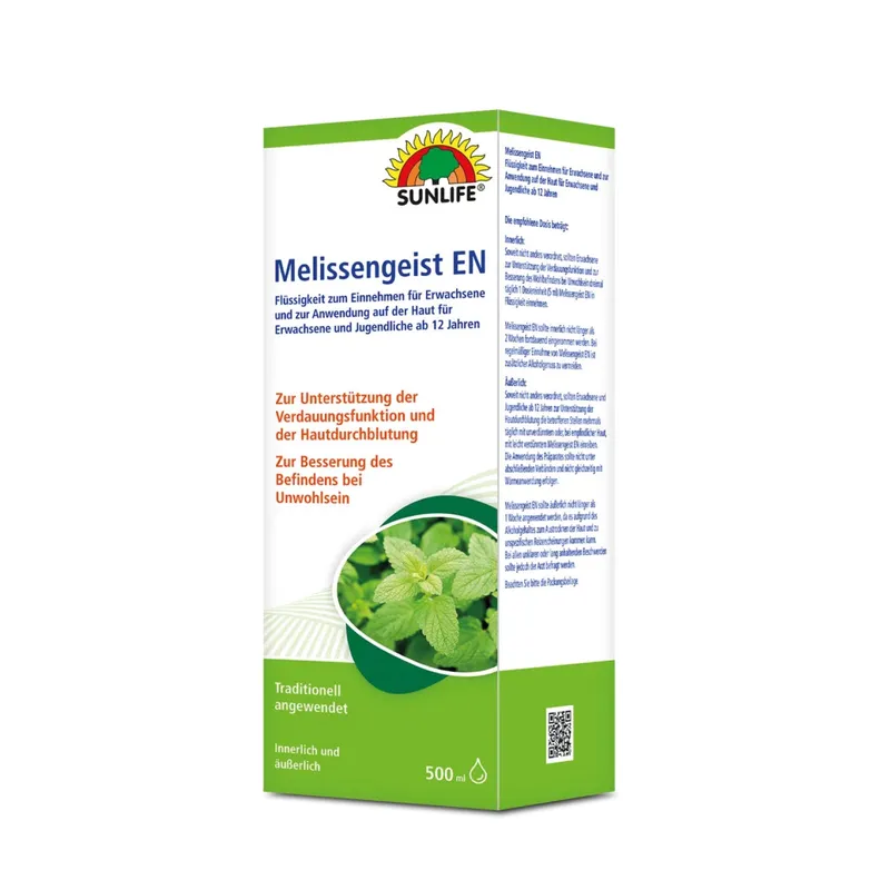 SUNLIFE Melissengeist (500 ml)