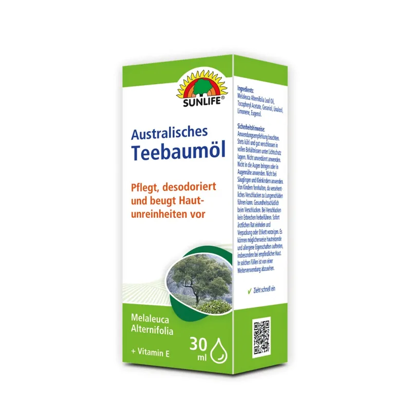 SUNLIFE Australisches Teebaumöl (30 ml)