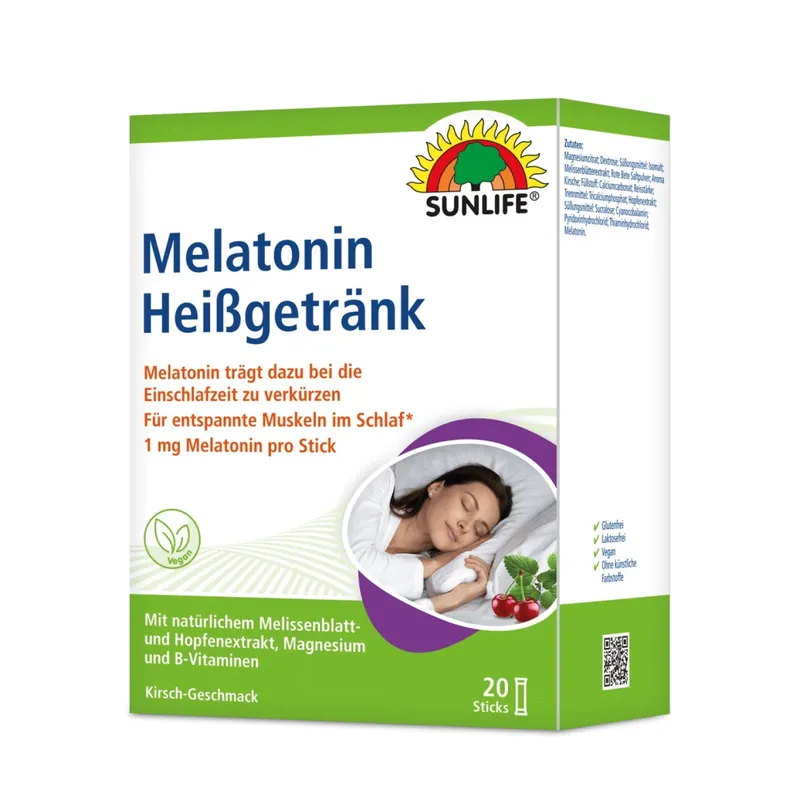 SUNLIFE Melatonin Heißgetränk (20 Sticks)