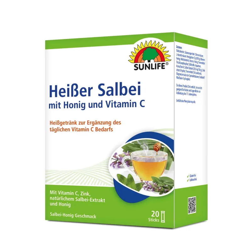 SUNLIFE Heißer Salbei + Honig (20 Sticks)