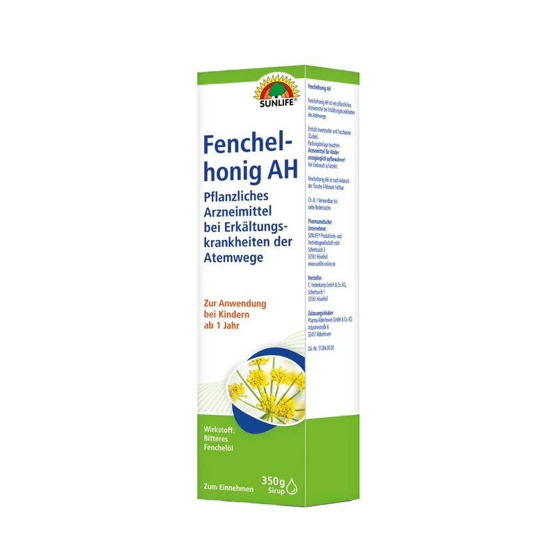 SUNLIFE Fenchelhonig AH (350 g)