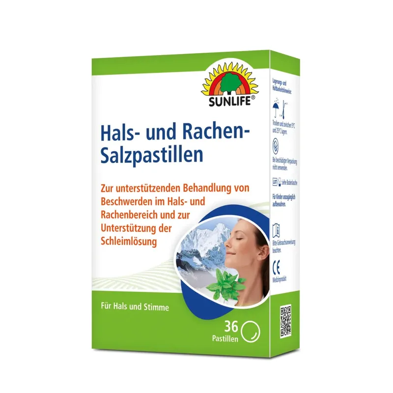 SUNLIFE Hals- und Rachen Salzpastillen (36 Stk.)