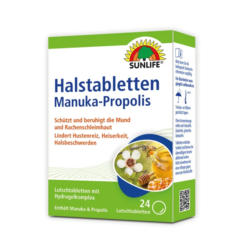 SUNLIFE Manuka-Propolis Lutschtabletten (24 Stk.)