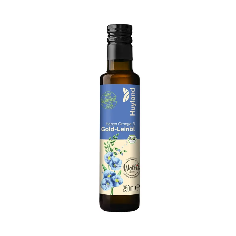 Huyland Harzer Bio Gold-Leinöl (250 ml)