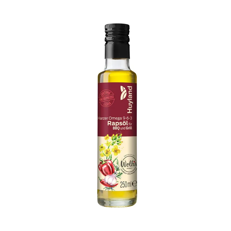 Huyland Harzer Rapsöl für BBQ und Grill (250 ml)
