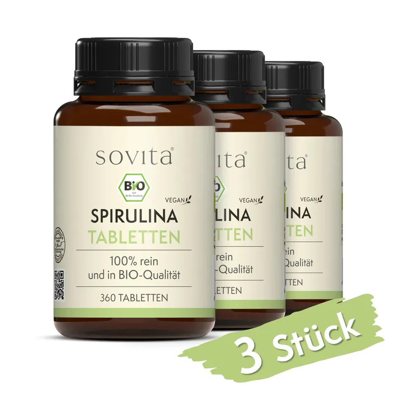 ascopharm gmbh sovita BIO Spirulina 500mg Tabletten