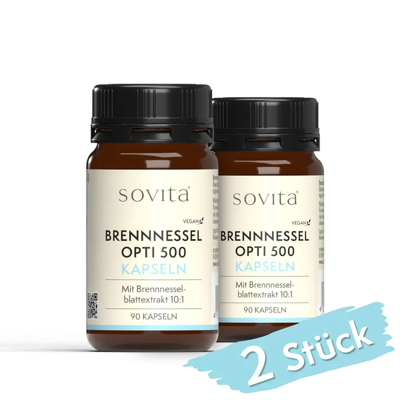 ascopharm gmbh sovita Brennnessel Opti 500 Kapseln