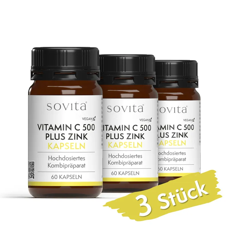 ascopharm gmbh sovita Vitamin C 500 Plus Zink Kapseln