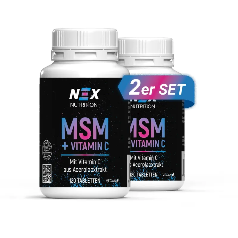 ascopharm gmbh NEX MSM + Vitamin C Tabletten