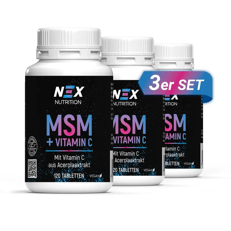 ascopharm gmbh NEX MSM + Vitamin C Tabletten