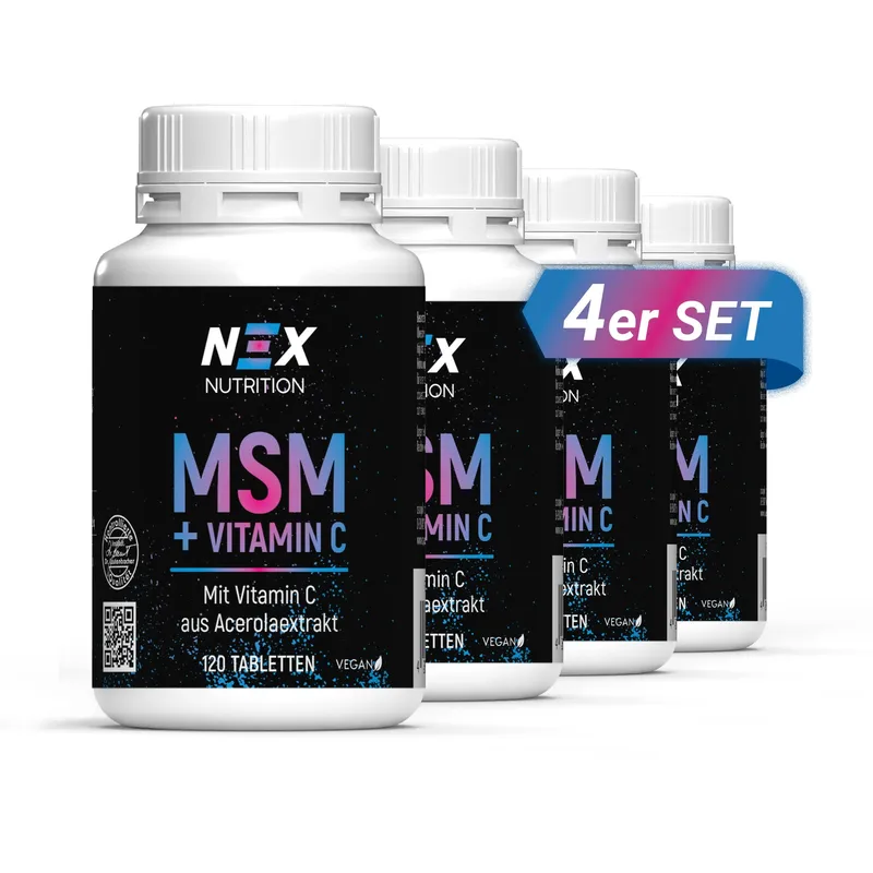 ascopharm gmbh NEX MSM + Vitamin C Tabletten