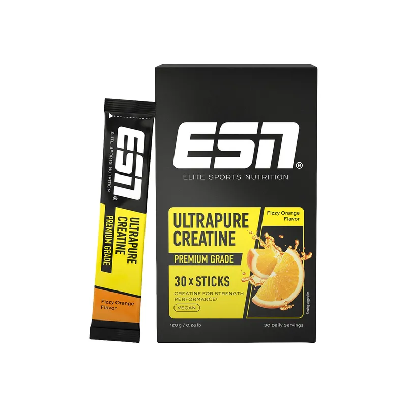 ESN Ultrapure Creatine Sticks Fizzy Orange I 30 x 4g