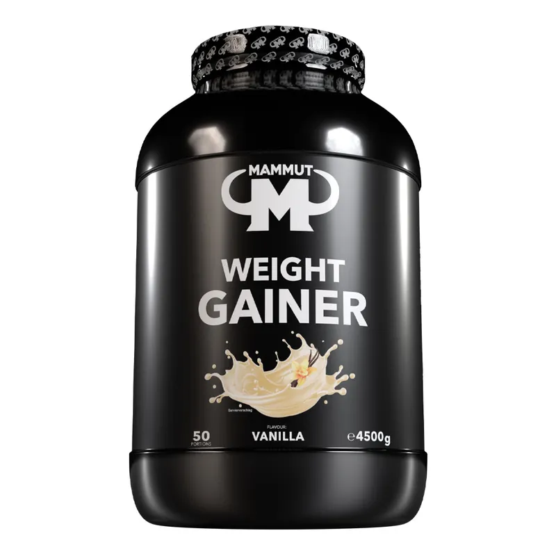 Mammut Nutrition Weight Gainer Crash 5000 (4500g) Vanille – 4500 g