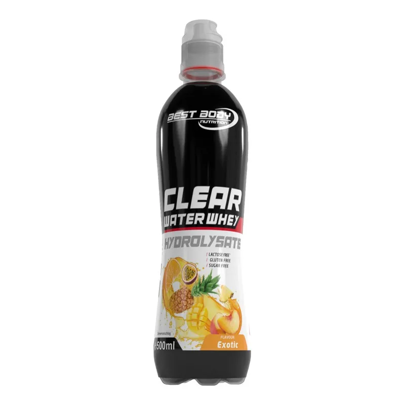 Best Body Nutrition Clear Water Whey Drink - RTD - 500 ml PET Flasche – 500ml
