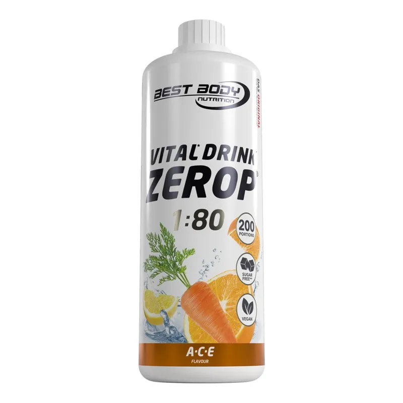 Best Body Nutrition Vital Drink Zerop - 1000 ml Flasche – 1000ml