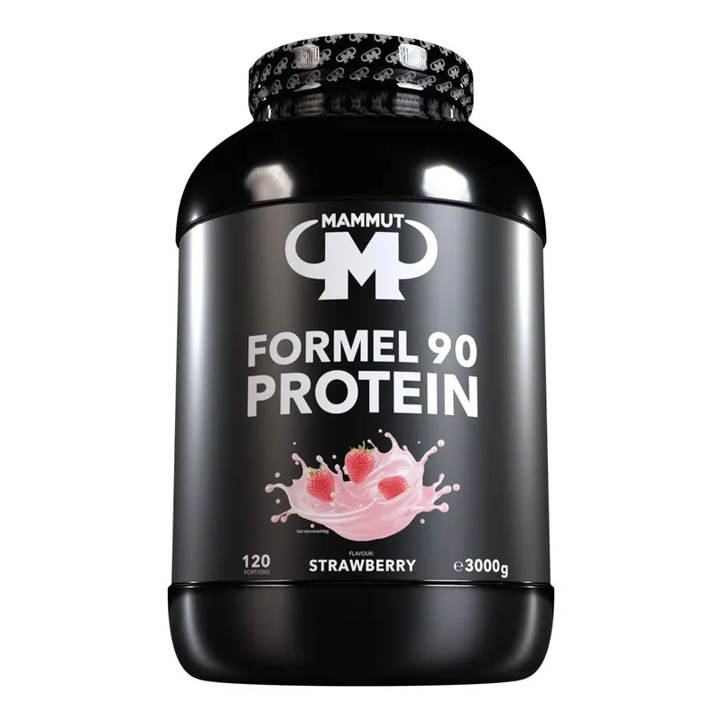Mammut Nutrition Formel 90 Protein (3000g) Erdbeer – 3000 g