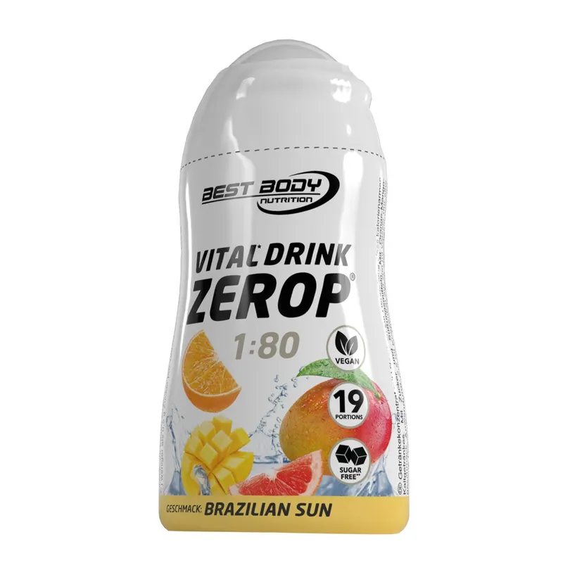 Best Body Nutrition - Vital Drink Zerop - 48ml Squeeze Flasche