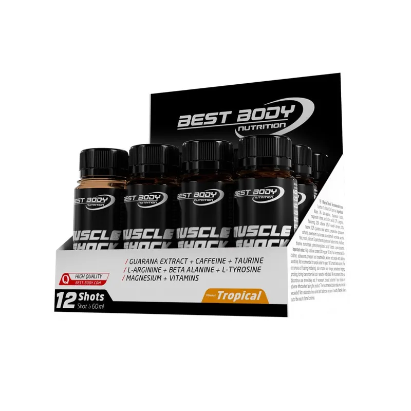 Muscle Shock Shot - Tropical - 12 Shots à 60 ml