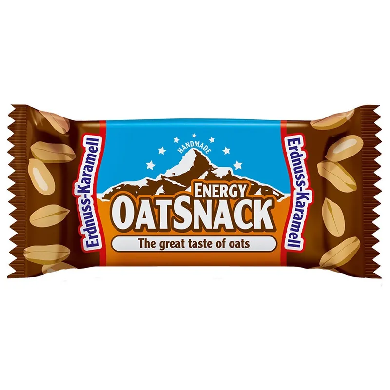 Oat Snack Riegel Faltschachtel / Erdnuss Karamell