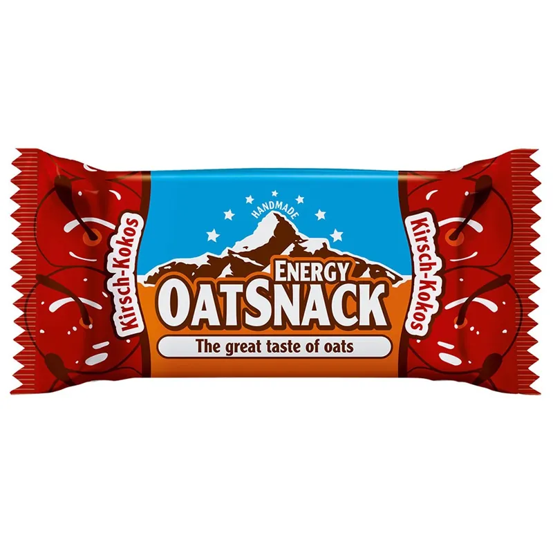 Oat Snack Riegel Faltschachtel / Kirsche Kokos