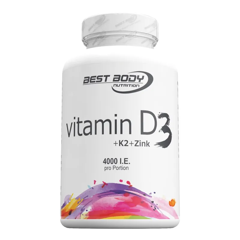 Vitamin D3 + K2 + Zink Tabs - 80 Stück/Dose